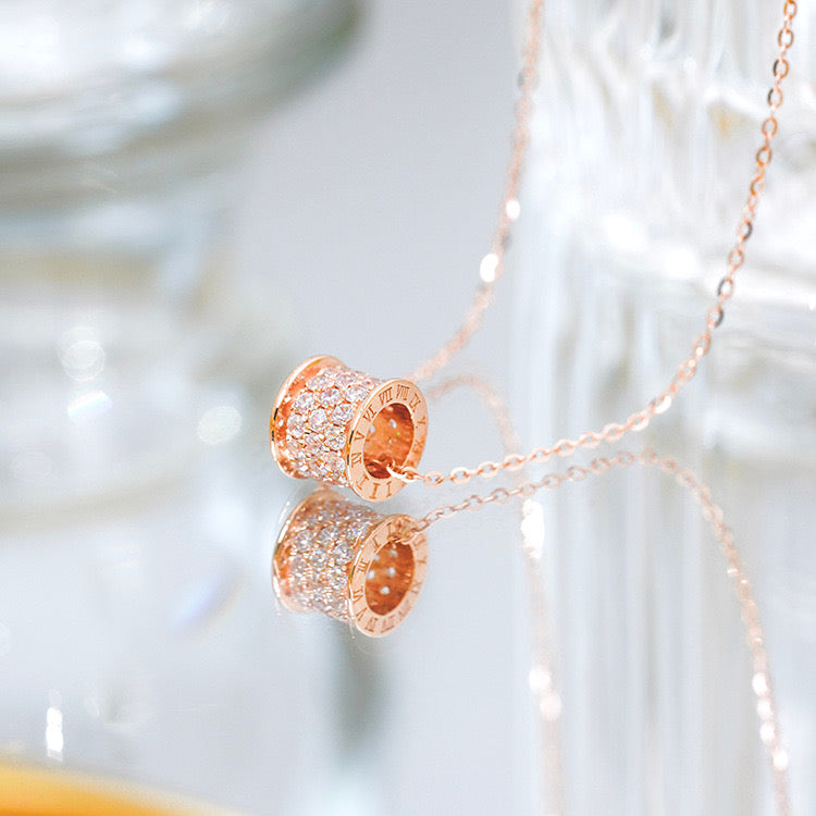 Jewelled Barrel Necklace