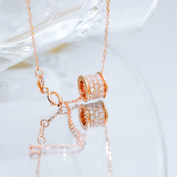 Jewelled Barrel Necklace