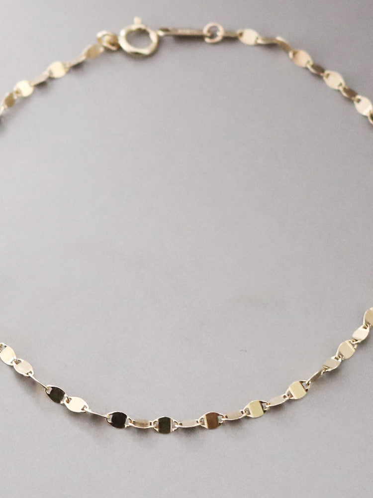 Kiss Oval Link Bracelet/ Anklet