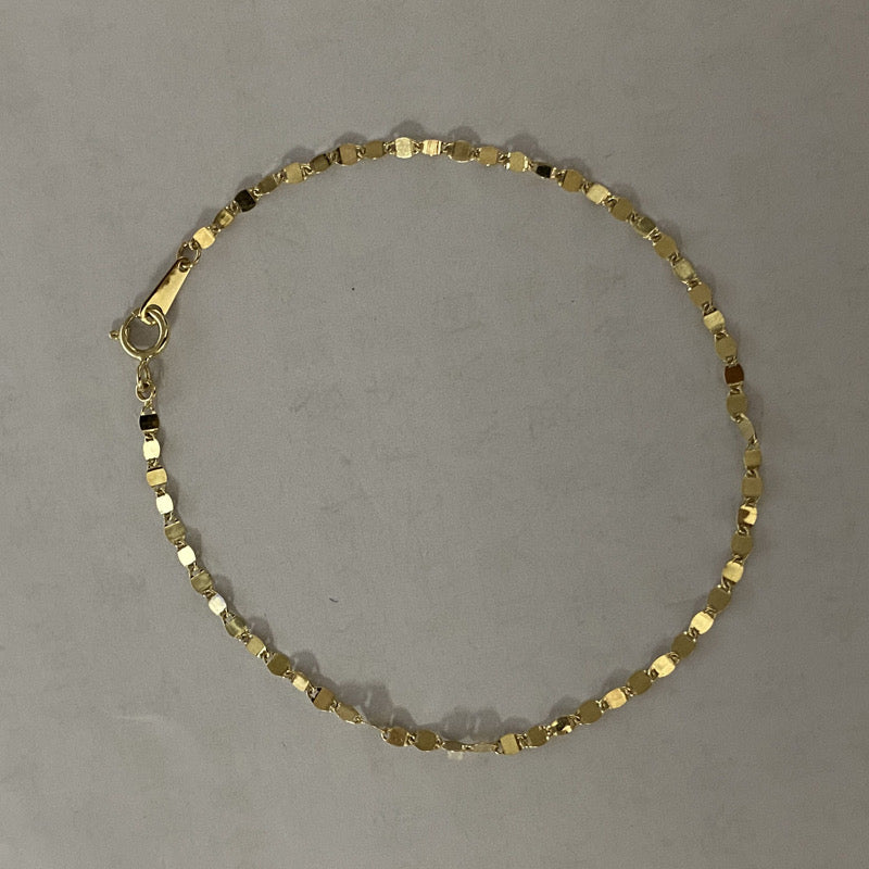 Kiss Oval Link Bracelet/ Anklet