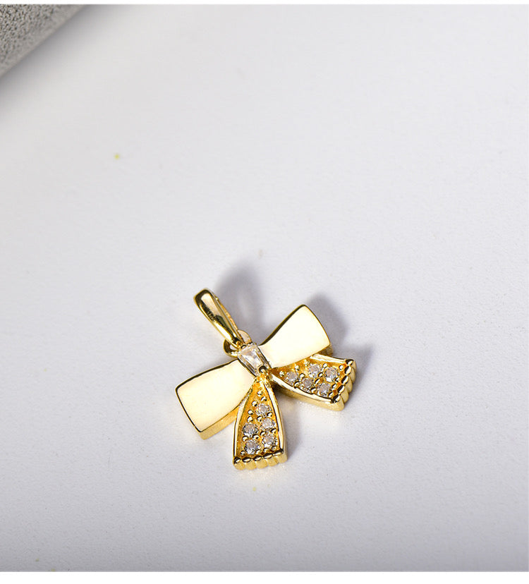 Fancy Hair Bow Charm Pendant