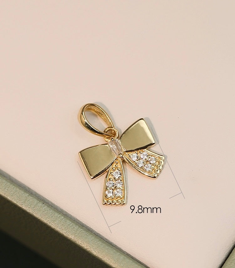 Fancy Hair Bow Charm Pendant