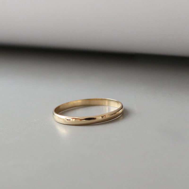 Plain Slim Band Stackable Ring