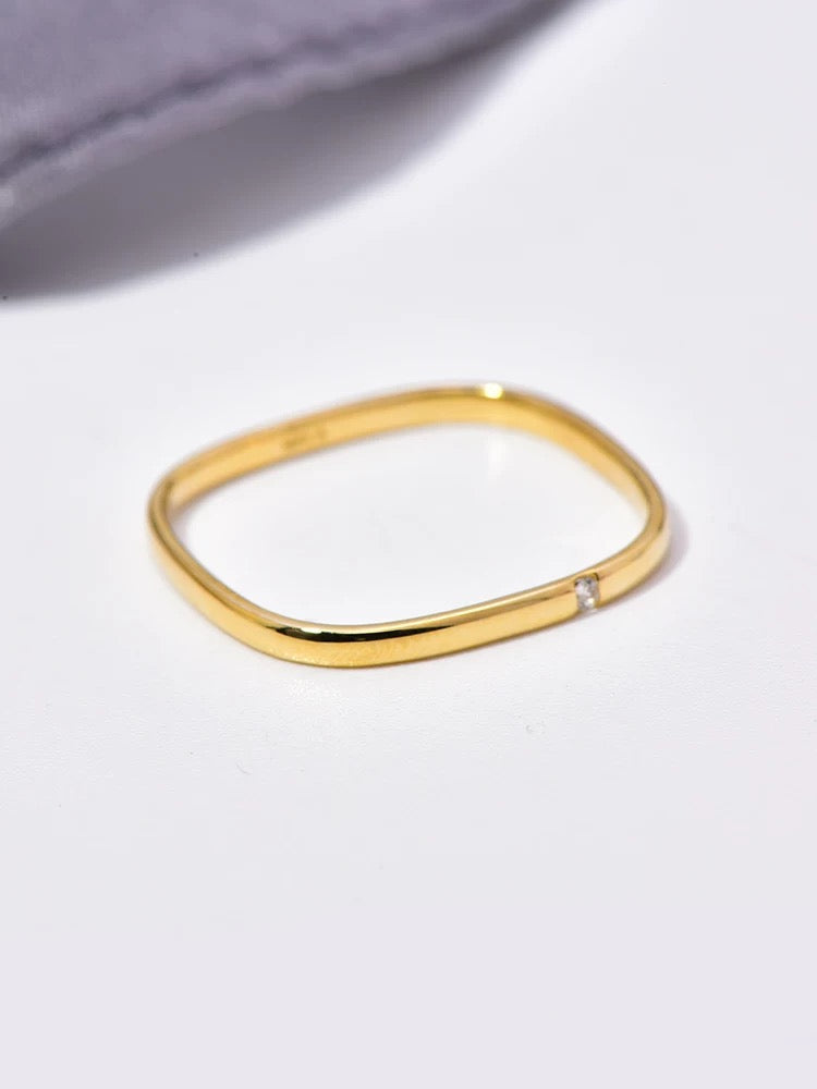 Blake Squared Stackable Ring