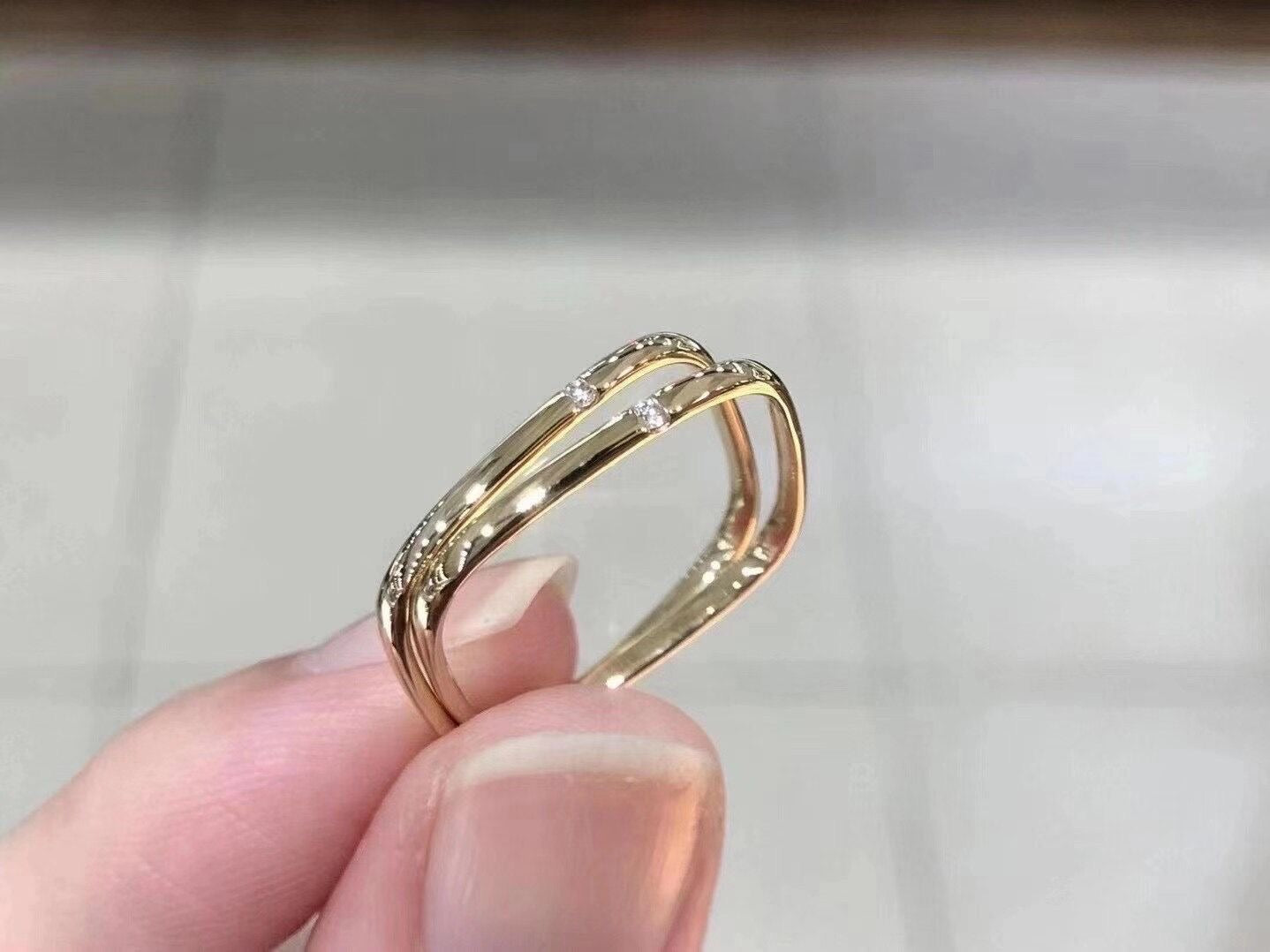 Blake Squared Stackable Ring