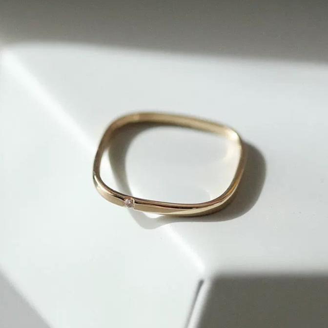 Blake Squared Stackable Ring