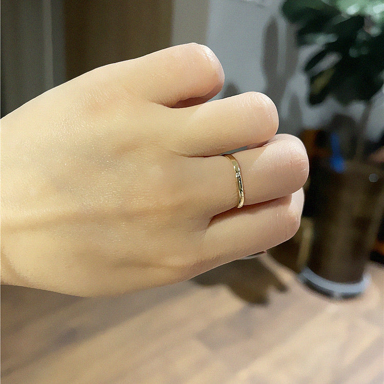 Blake Squared Stackable Ring