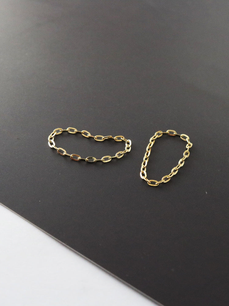 Cable Chain Stackable Ring