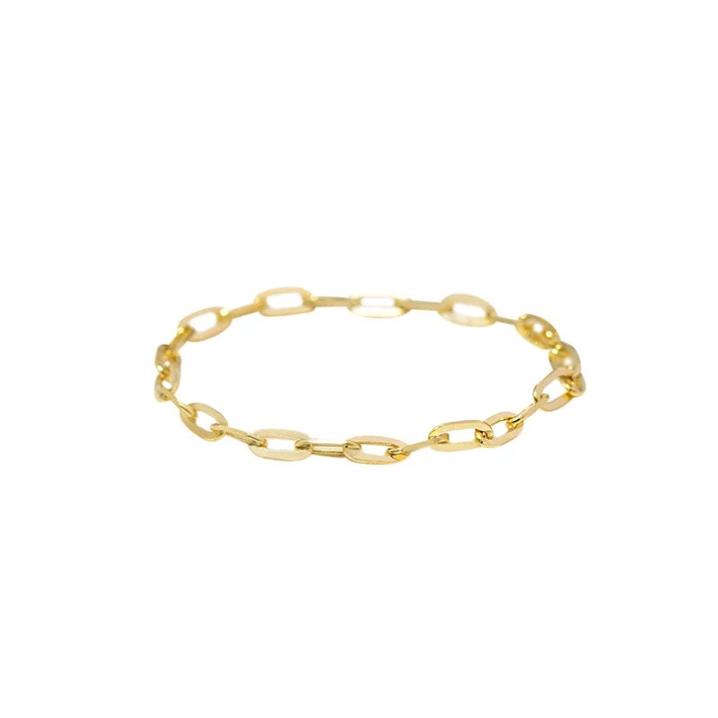 Cable Chain Stackable Ring