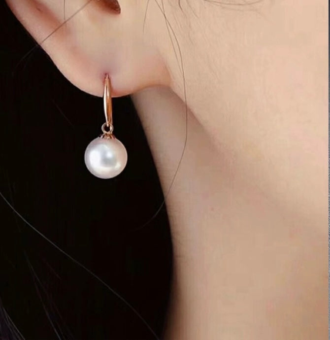 Fresh Pearl Hook Earrings