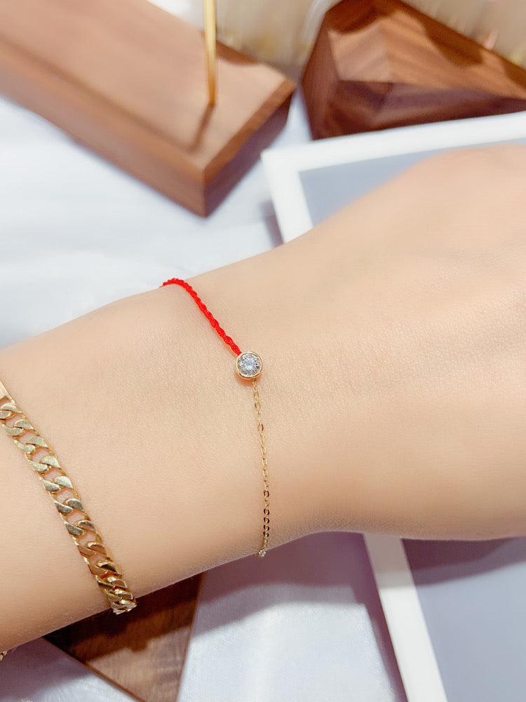 Bezel Friendship & Rope Bracelet