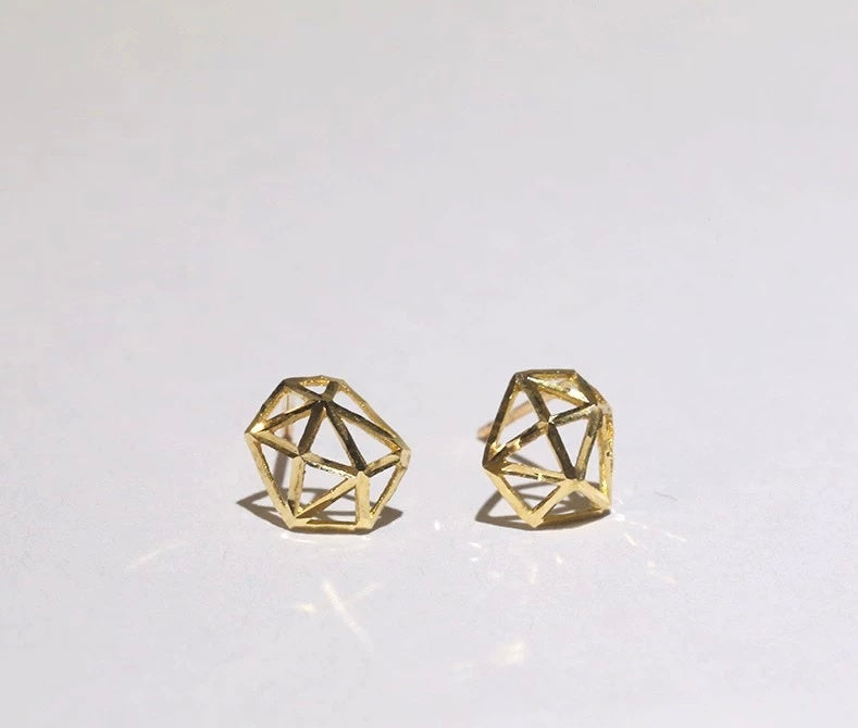 Trapeze Maze Stud Earrings