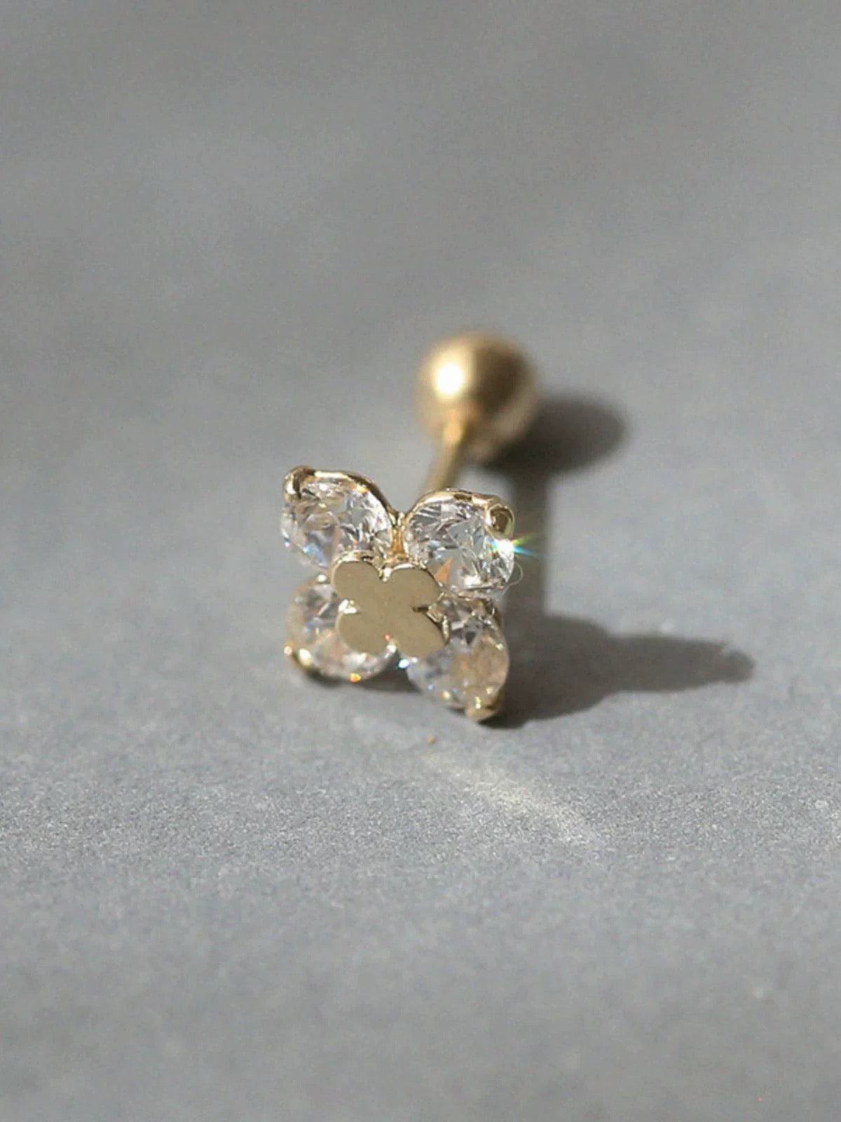 Petal Clover Stud Earrings