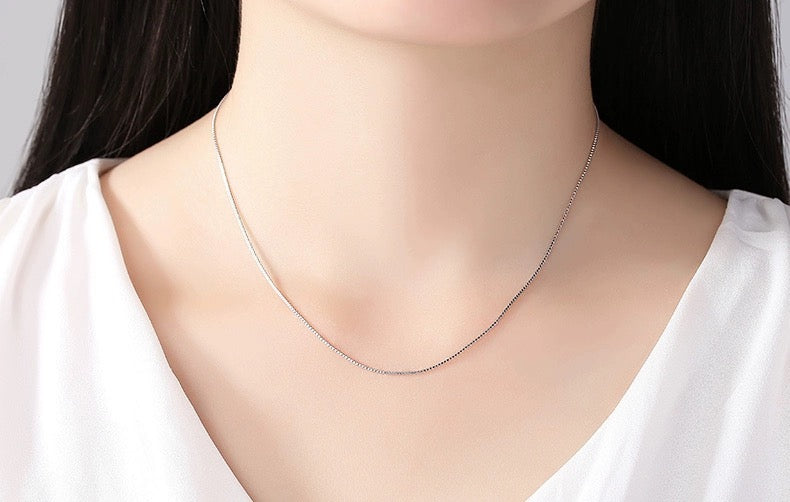 Fine Box Chain Necklace