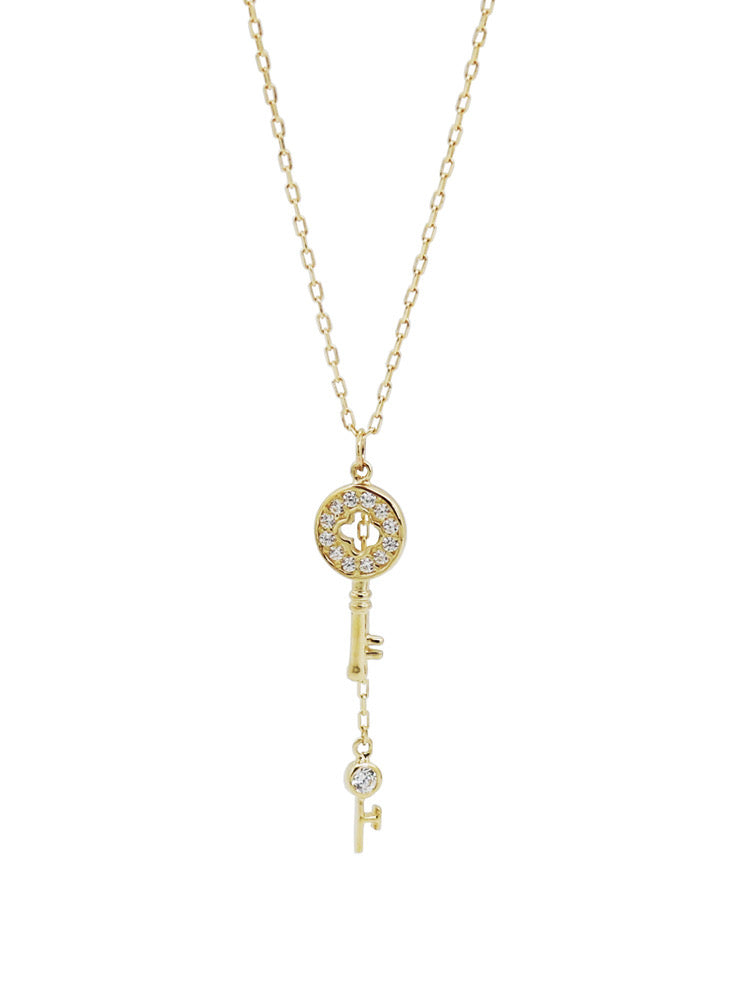 Twin Key Chime Necklace