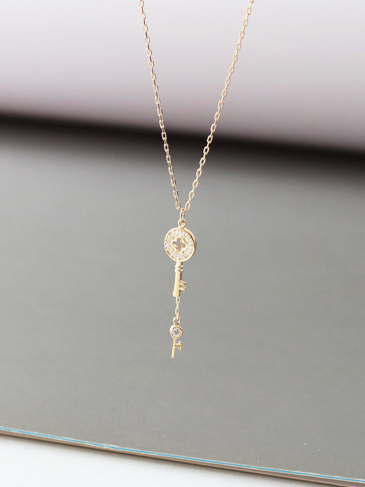 Twin Key Chime Necklace