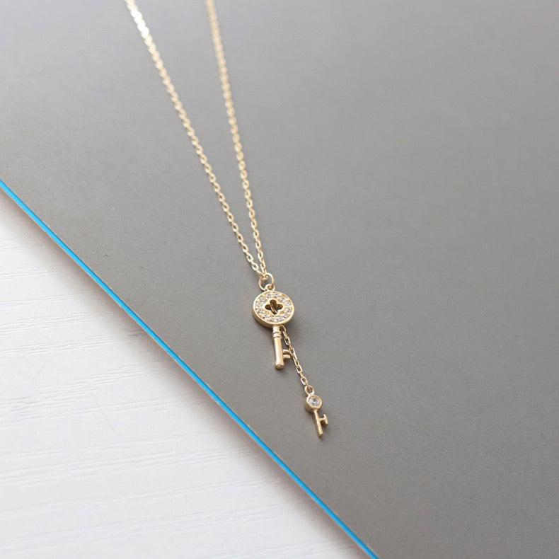 Twin Key Chime Necklace