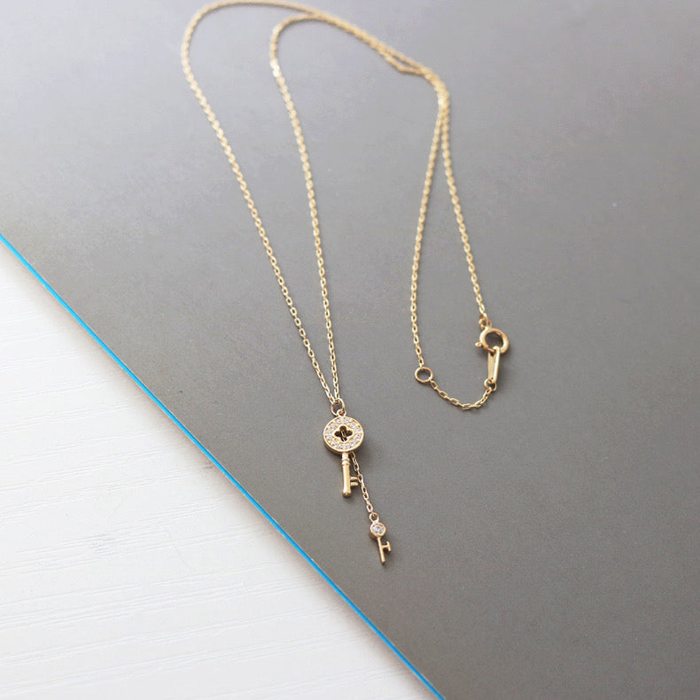 Twin Key Chime Necklace