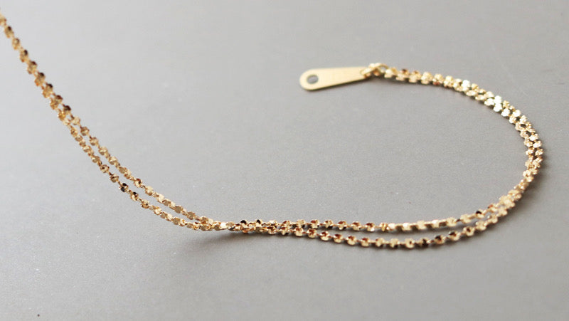 Twin Nugget Chain Bracelet