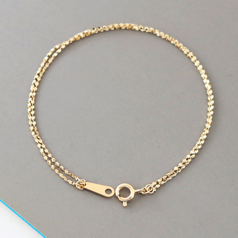 Twin Nugget Chain Bracelet