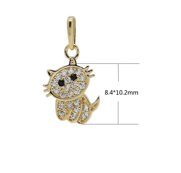 Loving Cat Charm Pendant