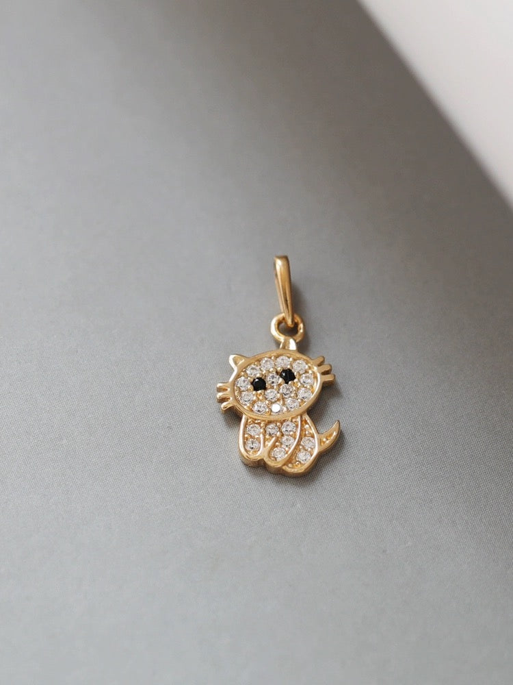 Loving Cat Charm Pendant