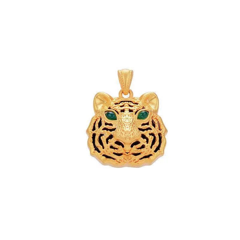 Tiger Head Charm Pendant