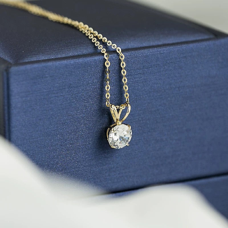 Rabbit Solitaire Charm Necklace