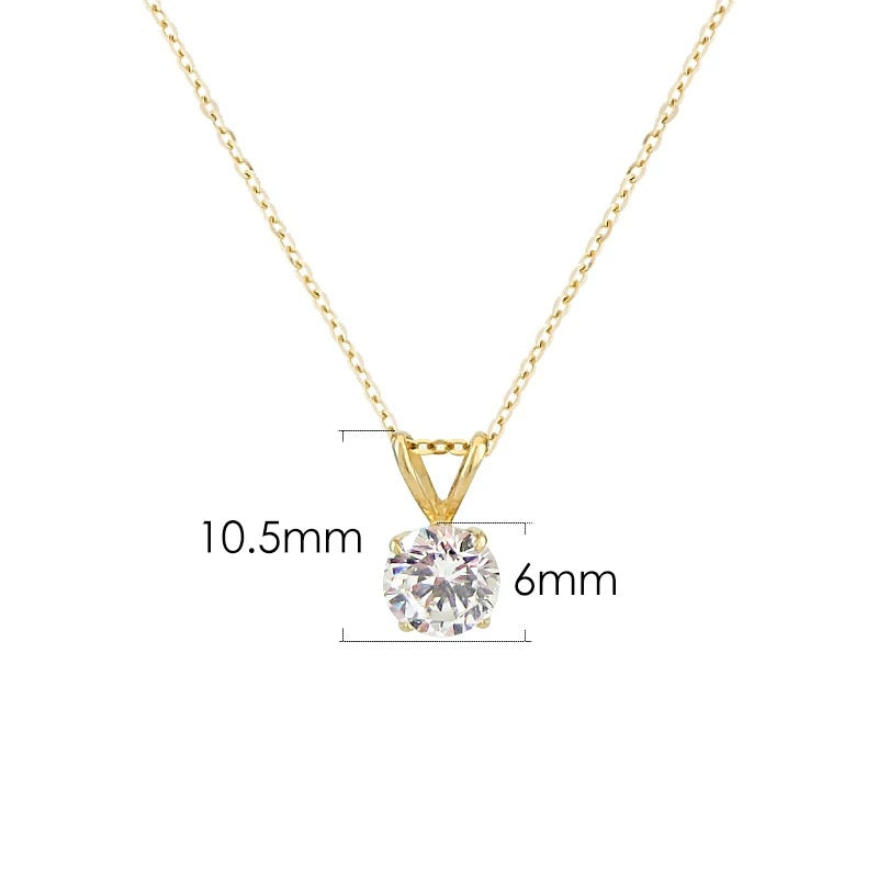 Rabbit Solitaire Charm Necklace