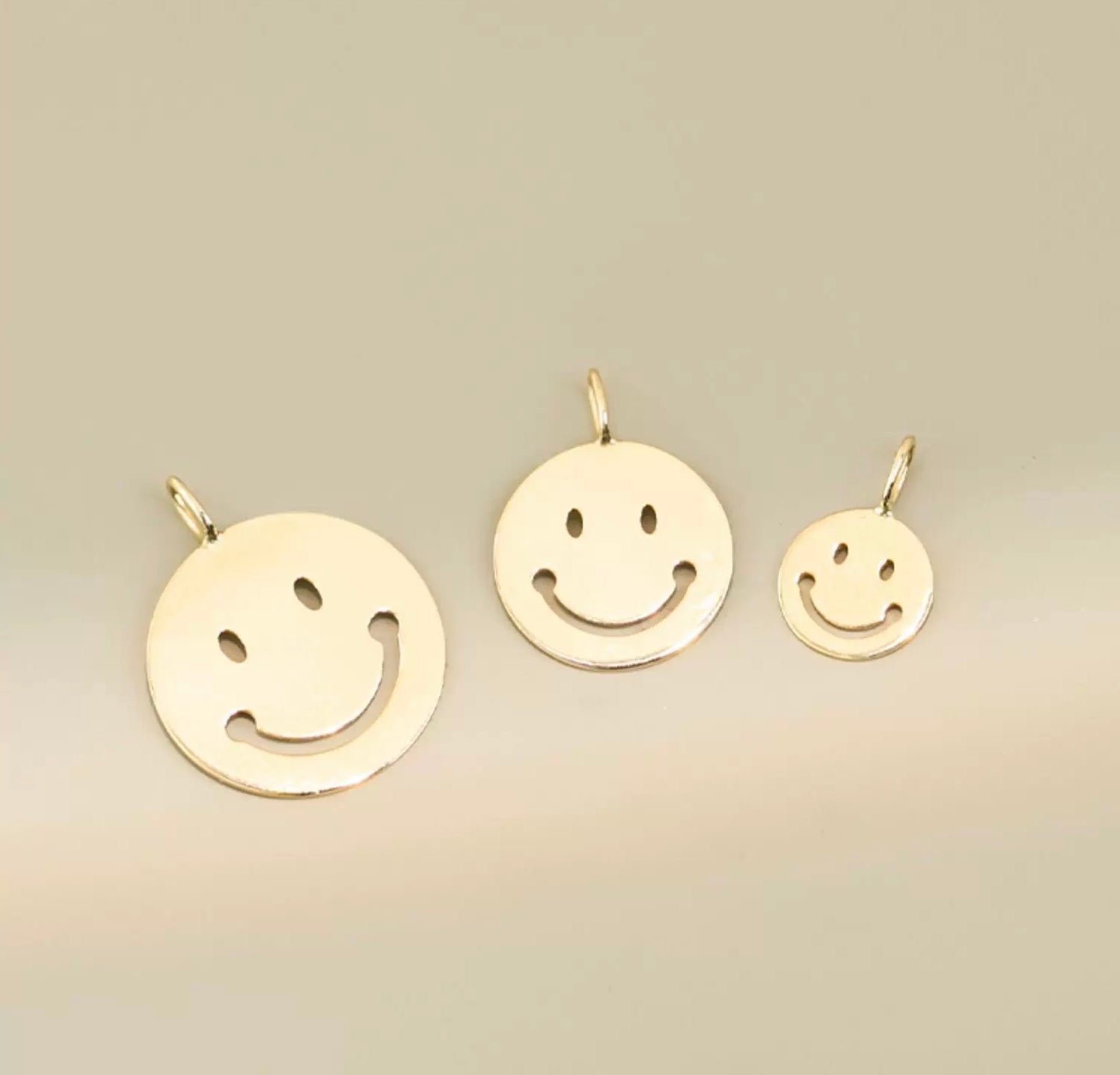 Happy Face Charm Pendant