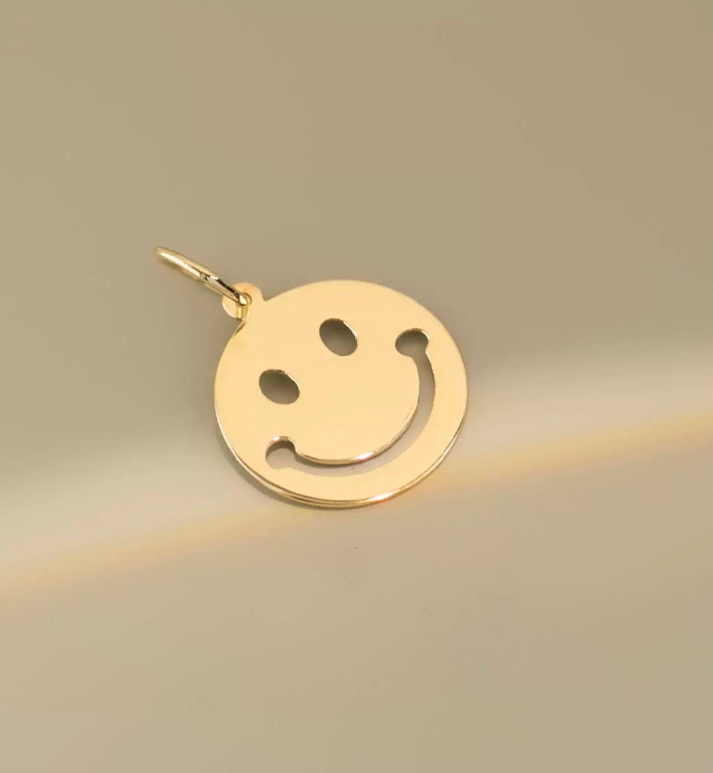 Happy Face Charm Pendant Necklace