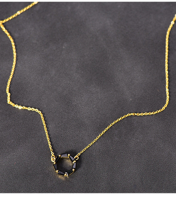 Black Onyx Polo Necklace