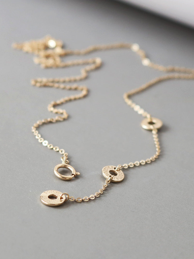 Adjustable Forever Rings Necklace