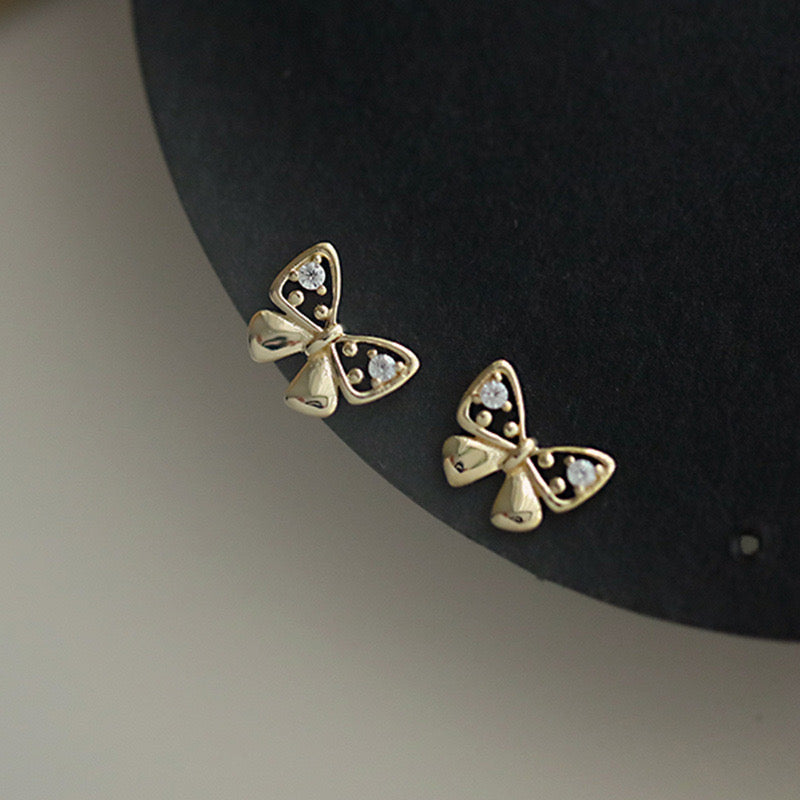 Billie Hair Bow Stud Earrings