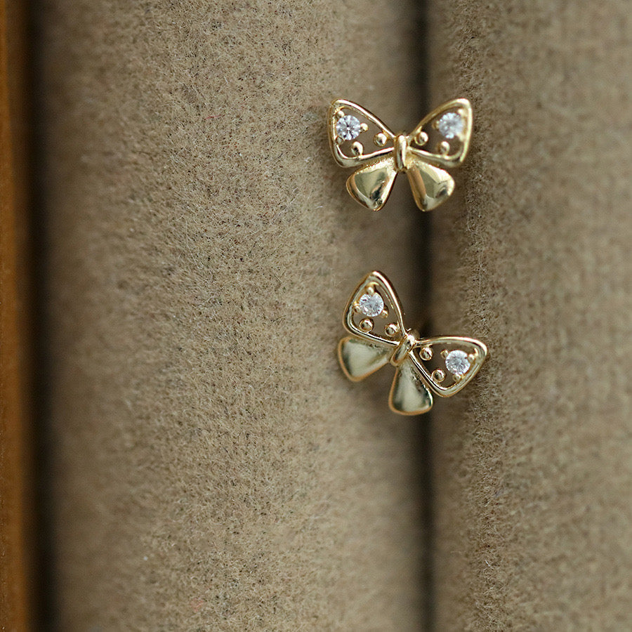 Billie Hair Bow Stud Earrings