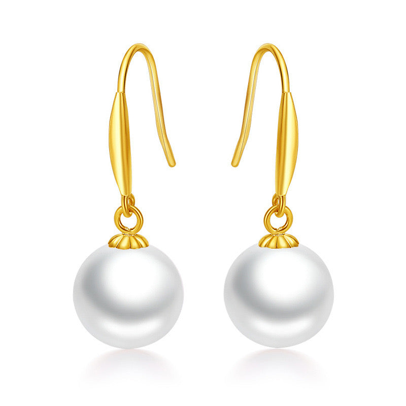 Akoya Pearl Hook Earrings