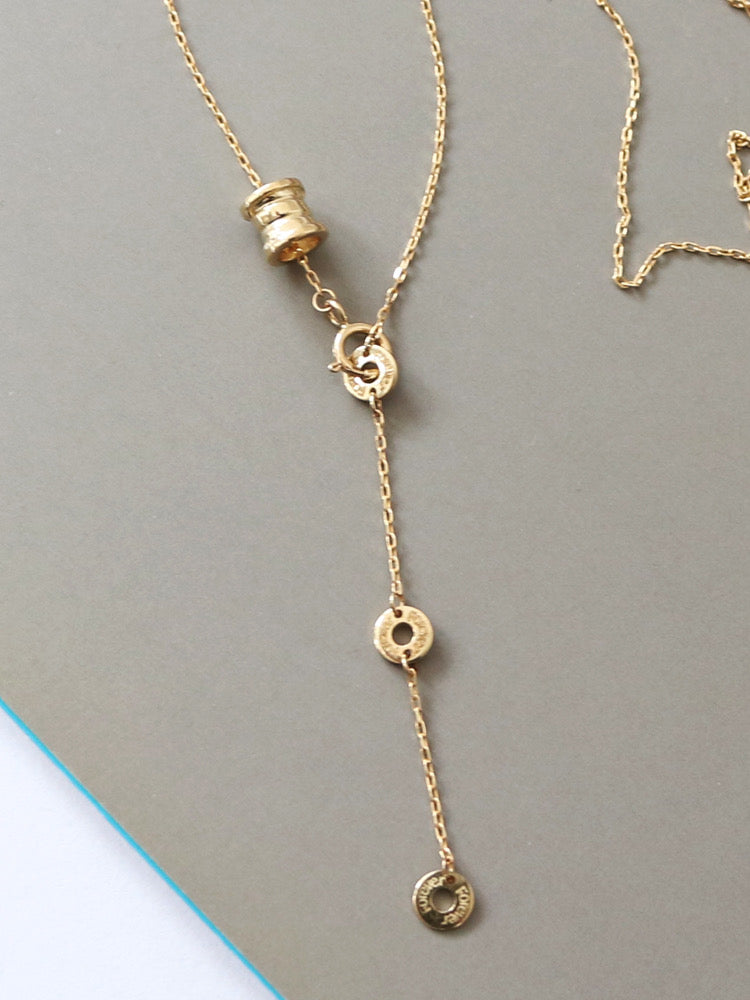 Wheel Of Forever Lariat Necklace