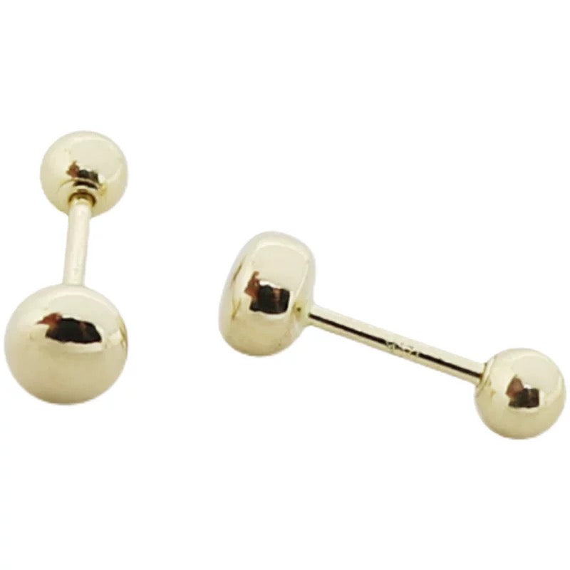 Button Dome Stud Earrings