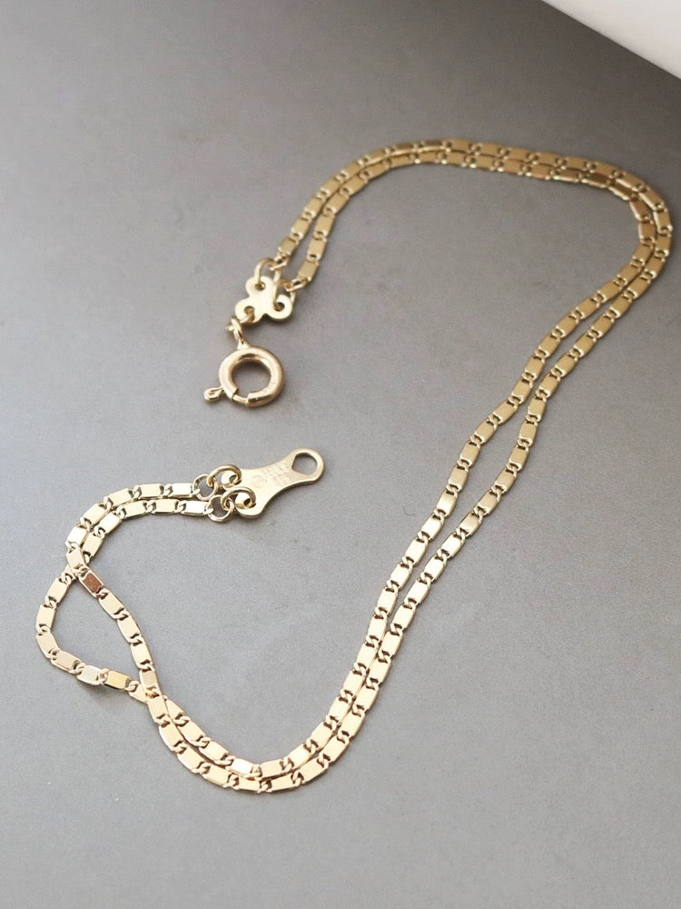 Twin Marine Tag Chain Bracelet