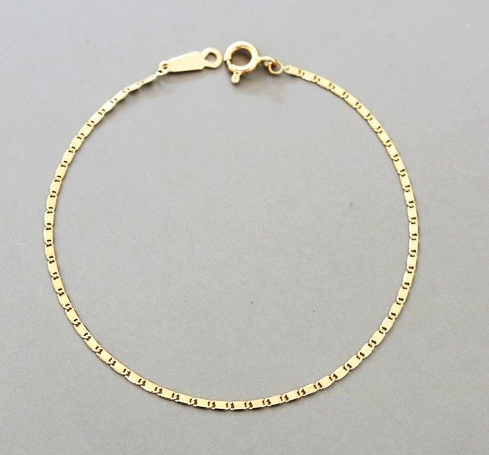 Marine Tag Chain Bracelet/ Anklet