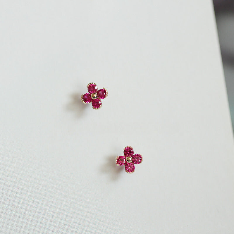 Pink Celeste Stud Earrings