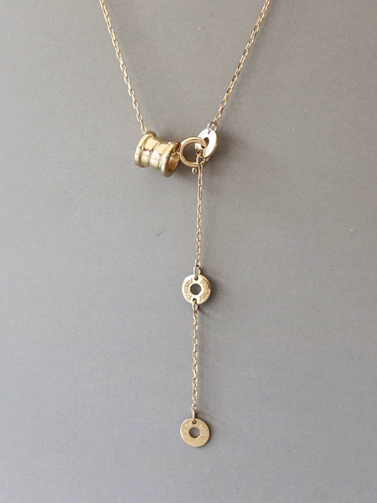 Wheel Of Forever Lariat Necklace