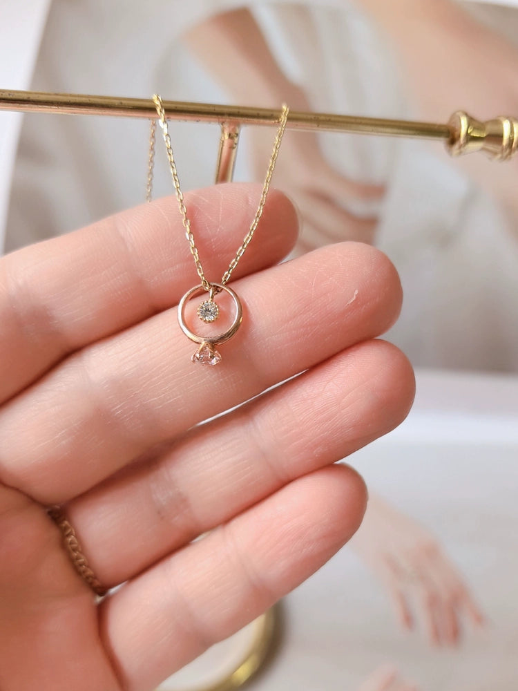 Pop Ring Charm Necklace