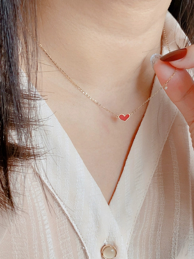 Minnie Heart Necklace