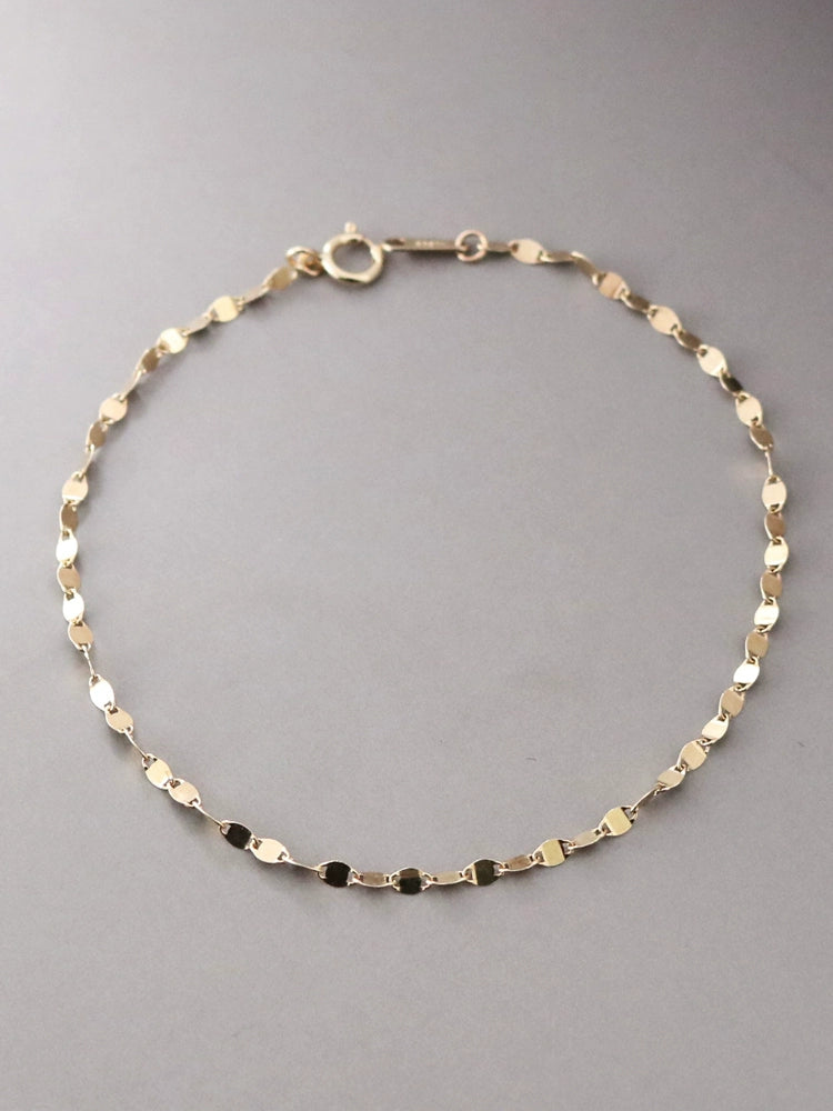 Kiss Oval Link Bracelet/ Anklet