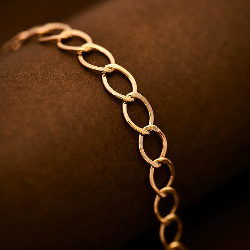 Large Oval Link Chain Bracelet