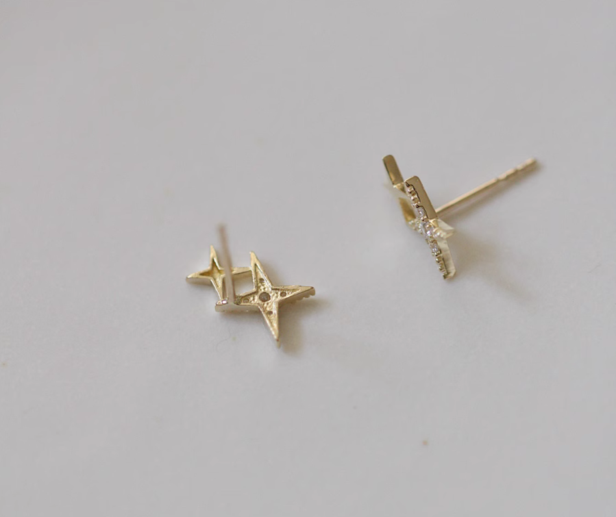 Bright Star Stud Earrings