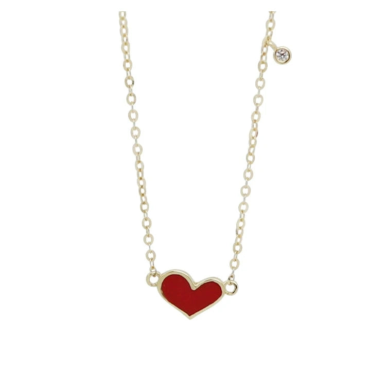 Minnie Heart Necklace