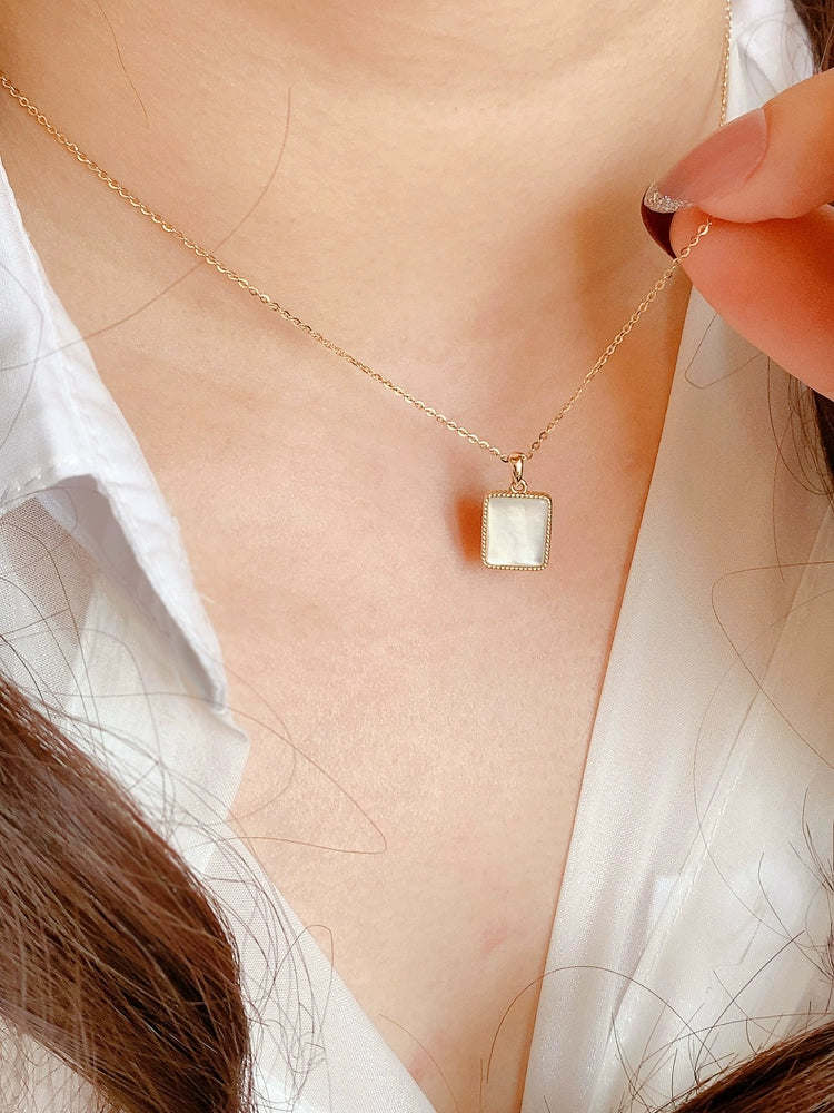 Secret Message Dual Face Charm Necklace