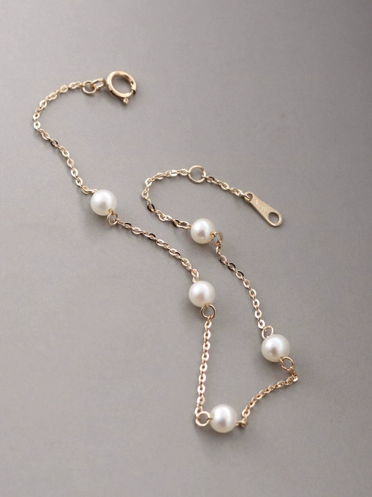 Five Pearl Bracelet